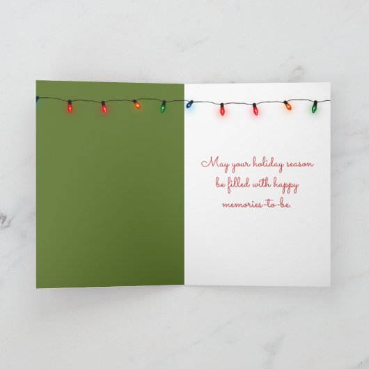 Weihnachtsbräuner mit Geschenken Feiertagskarte (Innenseite)