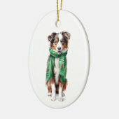 Weihnachtsbräuner Ornament - Feiertage Haustier (Links)
