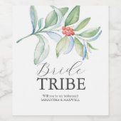 Weihnachtsbräunungsschild Weinetikett (Einzelnes Label)