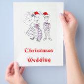 WeihnachtsBraut und -garten Flyer (Hand)