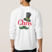 Weihnachtsbräutigam Sweatshirt (Rückseite)