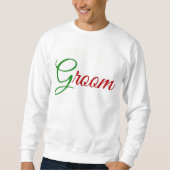 Weihnachtsbräutigam Sweatshirt (Vorderseite)