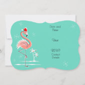 Weihnachtsbrenner "Du bist eingeladen" Einladung (Rückseite)