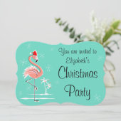 Weihnachtsbrenner "Du bist eingeladen" Einladung (Stehend Vorderseite)