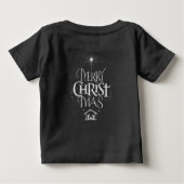 Weihnachtsbrett Jesus Christus Baby T-shirt (Rückseite)
