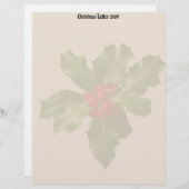 Weihnachtsbrief 2009 von Holly & Berries (Vorne/Hinten)