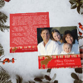 Weihnachtsbrief auf Zurück Moose Weihnachtskarte Einladung