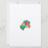 Weihnachtsbrief der Party Einladung (Rückseite)