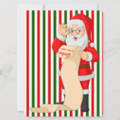 Weihnachtsbrief der Zeitung Santa North Pole (Rückseite)