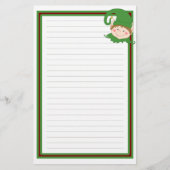 Weihnachtsbrief des Weihnachtsmanns an den Elfen Briefpapier (Vorderseite)