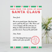 Weihnachtsbrief Feiertagskarte (Stehend Vorderseite)