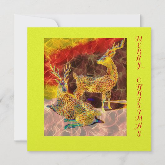 Weihnachtsbrief Feiertagskarte (Vorderseite)