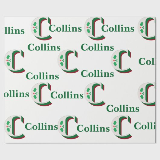 Weihnachtsbrief Geschenkpapier (Flach)