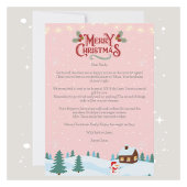 Weihnachtsbrief-Karte Feiertagskarte