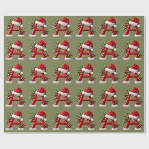 🎅 Weihnachtsbrief Monogramm Dekoration Geschenkid Geschenkpapier