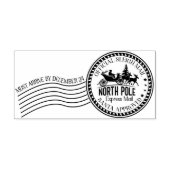 Weihnachtsbrief Nordpol Express-Post Gummistempel (Prägung)