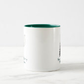 Weihnachtsbrief P Alphabet Kaffee Tasse (Mittel)