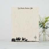 Weihnachtsbrief Personalisiert Letterhead (Stehend Vorderseite)