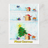 Weihnachtsbrief-Postkarte von Nicole Janes Feiertagspostkarte (Vorderseite)