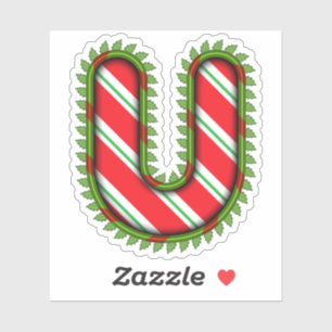 Weihnachtsbrief R Aufkleber