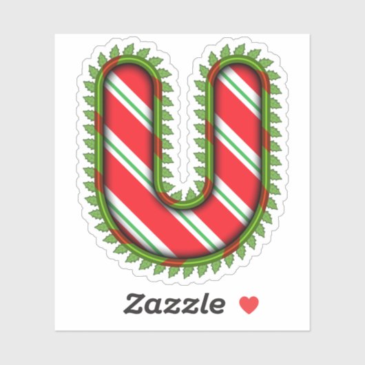 Weihnachtsbrief R Aufkleber (Blatt)