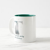 Weihnachtsbrief T Alphabet Kaffee Tasse (Vorderseite Links)