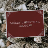 Weihnachtsbrief vom bezaubernden Roten Weihnachtsm