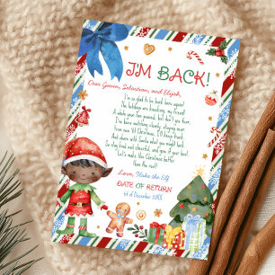 Weihnachtsbrief vom Elf Brief Karte