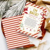 Weihnachtsbrief von Elf Ankunftsbrief-Karte Einladung