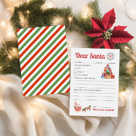 Weihnachtsbrief von Santa für Kinder Santa druckba