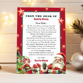 Weihnachtsbrief von Santa und Elf Einladung