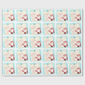 Weihnachtsbrief von Weihnachten Geschenkpapier (Flach)