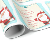 Weihnachtsbrief von Weihnachten Geschenkpapier (Rolleneckpunkt)