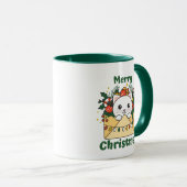 Weihnachtsbrief Wintertiere Katzen Tasse (VorderseiteRechts)