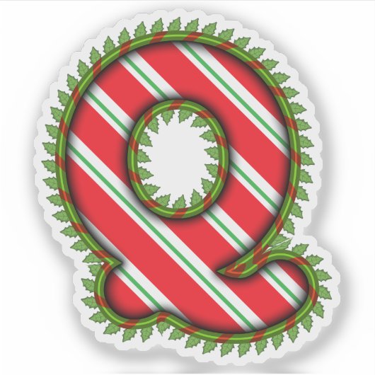 Weihnachtsbrief X Aufkleber (Vorderseite)