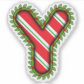 Weihnachtsbrief Y Aufkleber (Vorderseite)