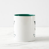 Weihnachtsbrief Z Alphabet Tasse (Mittel)