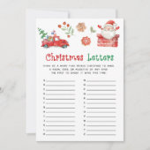 Weihnachtsbriefe an den Nikolaus Feiertagskarte (Vorderseite)