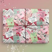 Weihnachtsbriefe an den Weihnachtsmann aus aller W Geschenkpapier