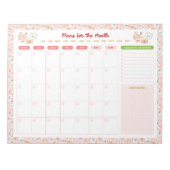 Weihnachtsbriefe an den Weihnachtsmann, um Planer Notizblock (Vorderseite)