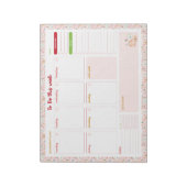 Weihnachtsbriefe an Weihnachtsmann Notizblock (Rotiert)