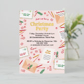 Weihnachtsbriefe & Briefe an den Weihnachtsmann - Folieneinladung (Stehend vorne)