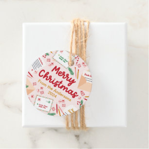 Weihnachtsbriefe & Briefe an den Weihnachtsmann -  Geschenkanhänger