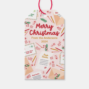 Weihnachtsbriefe & Briefe an den Weihnachtsmann -  Geschenkanhänger