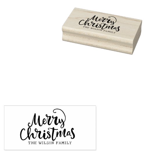 Weihnachtsbriefe Calligrafie Frohe Weihnachten Gummistempel (Stempel)