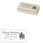 Weihnachtsbriefe Calligrafie Frohe Weihnachten Gummistempel (Stempel)