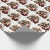 Weihnachtsbriefe Feuerplatz Weihnachtsbaum Geschenkpapier (Ecke)