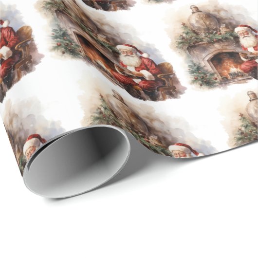 Weihnachtsbriefe Feuerplatz Weihnachtsbaum Geschenkpapier (Rolleneckpunkt)