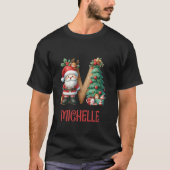 Weihnachtsbriefe Michelle Winter Letter Girls Nam T-Shirt (Vorderseite)