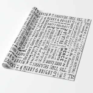 Weihnachtsbriefe Typografie Fachartikel Geschenkpapier